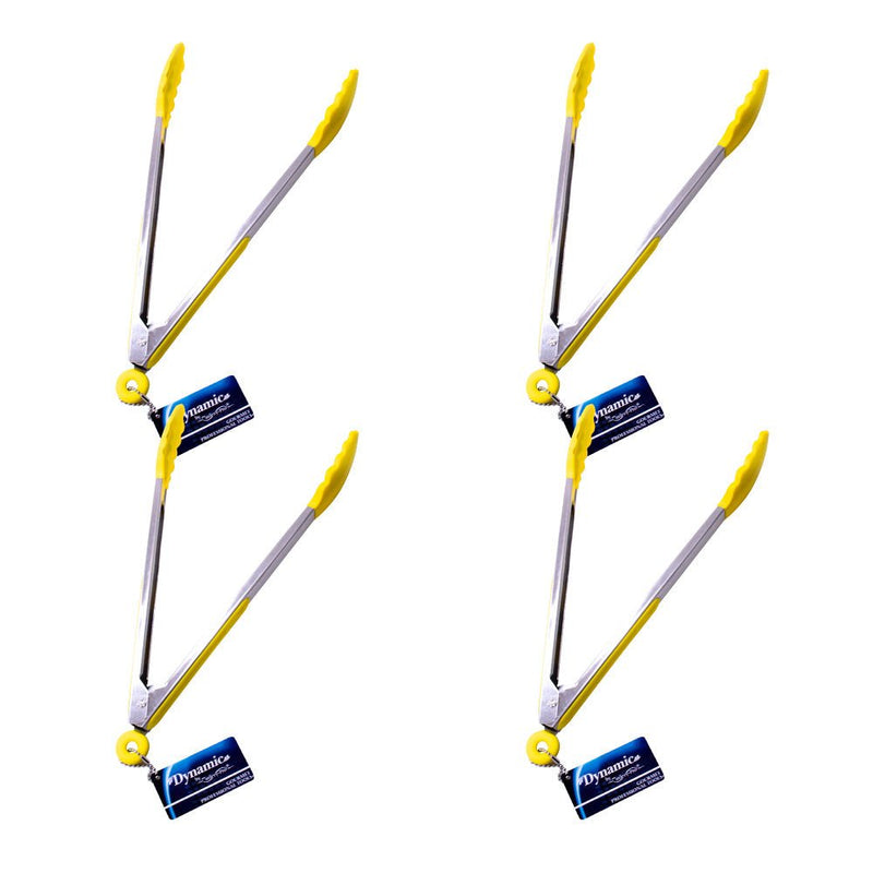 Load image into Gallery viewer, Dynamic - 12" Locking Tongs With Silicone Heads - Multiple Pack Sizes - Polar
