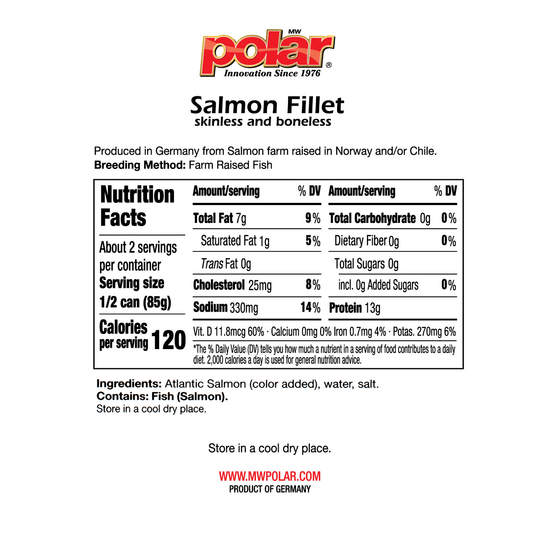 Salmon Fillets - 7.05 oz - Multiple Pack - Polar