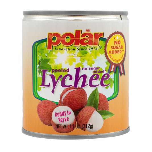 Polar Lychee No Sugar Added 11 oz (Pack of 6, or 12) - MWPolar