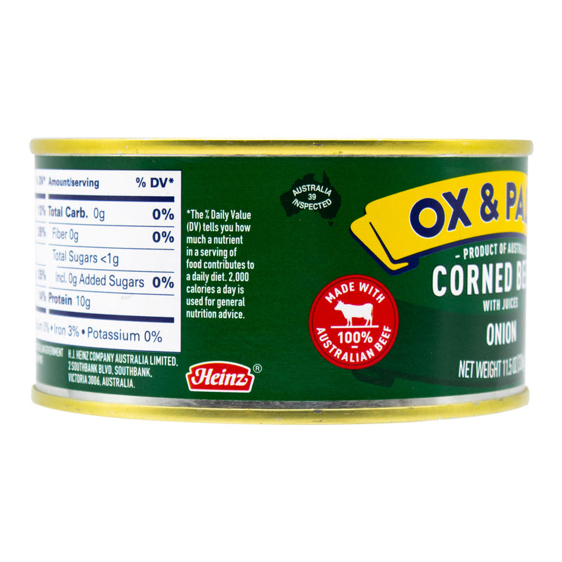 Load image into Gallery viewer, Ox &amp; Palm Corned Beef Onion Flavor 11.5oz (Pack of 6, 12 or 24) - MWPolar
