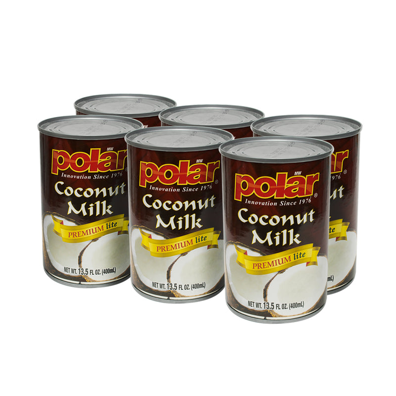 Load image into Gallery viewer, Coconut Milk Premium Lite 13.5 floz (Pack of 6 or 12) - MWPolar
