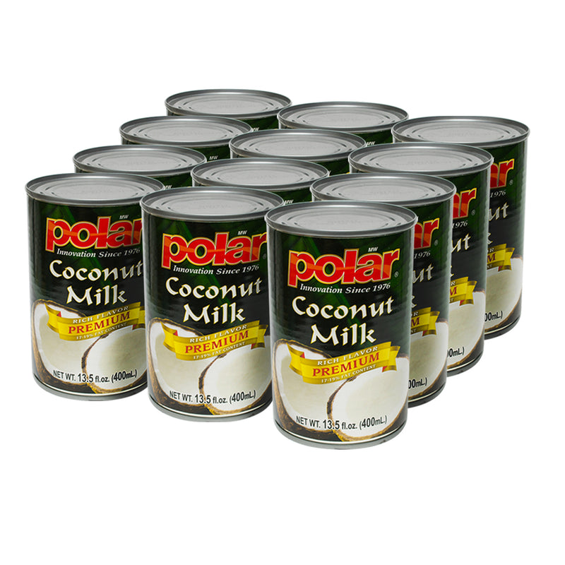 Load image into Gallery viewer, Coconut Milk Premium 13.5 floz (Pack of 6 or 12) - MWPolar
