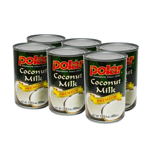 Coconut Milk Premium 13.5 floz (Pack of 6 or 12) - MWPolar