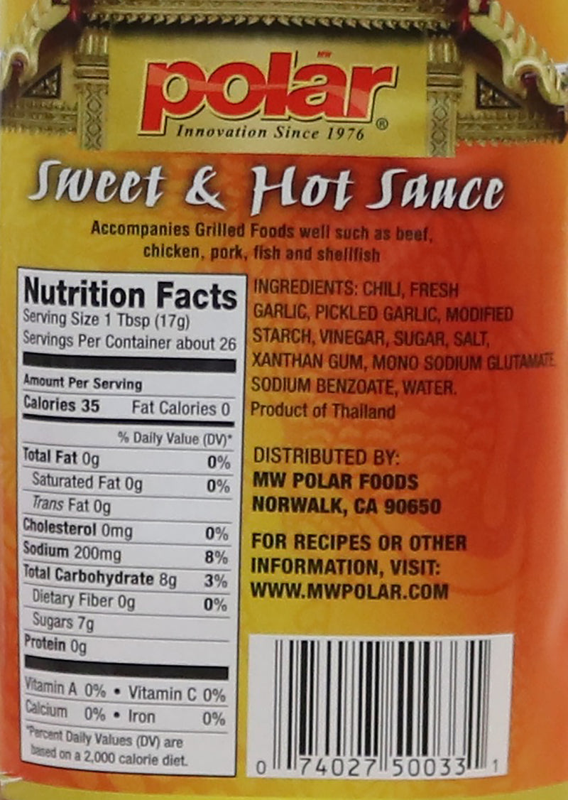Load image into Gallery viewer, Sweet &amp; Hot Sauce 15.5 oz (Pack of 6 or 12) - MWPolar
