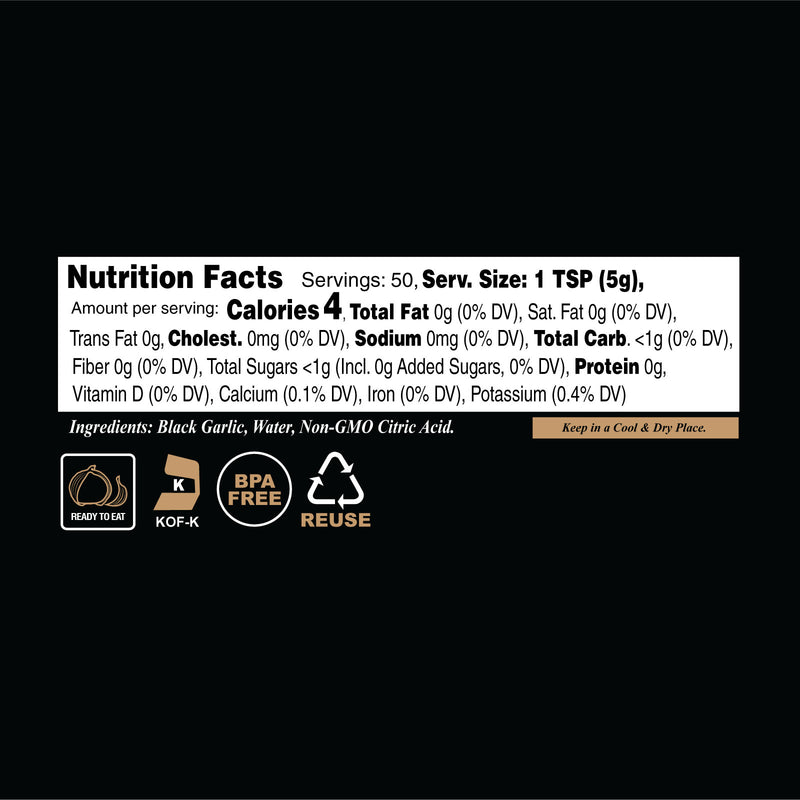 Load image into Gallery viewer, Black Garlic Puree - Roasted Flavor- Multiple Pack Sizes - Polar
