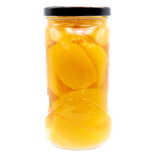 Peaches in Light Syrup with Cinnamon 19.5 oz (Pack of 6) - MWPolar
