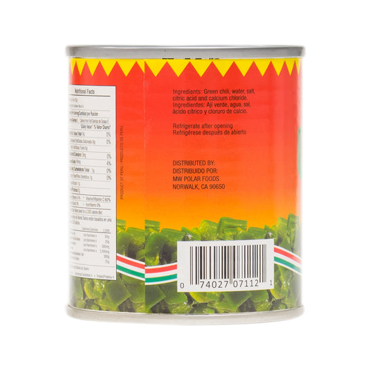 Roasted Green Chili Diced 8 oz (Pack of 12 or 24) - MWPolar