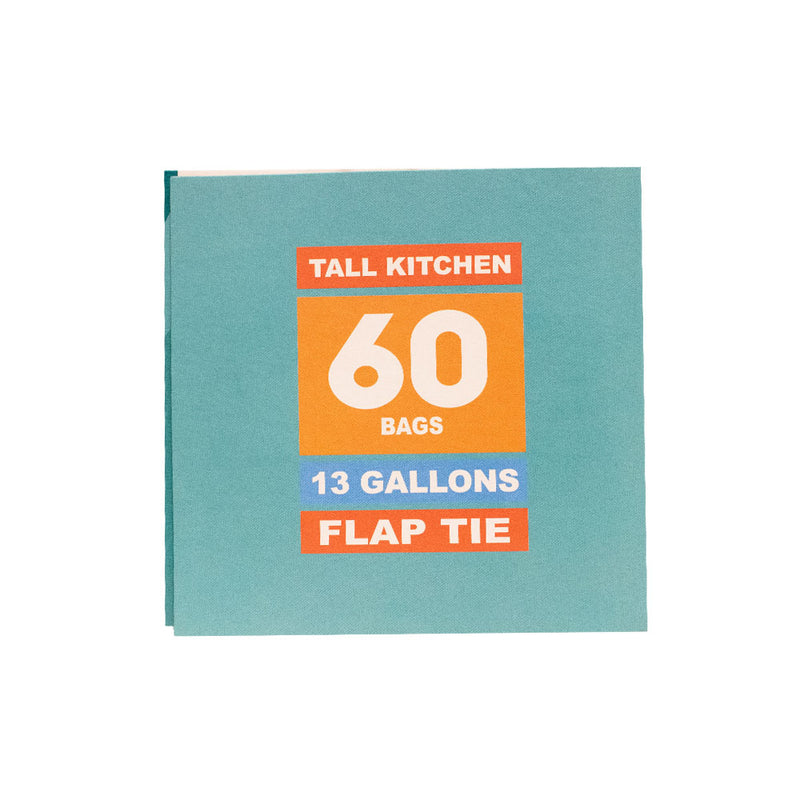 Load image into Gallery viewer, 13 Gal Flap Tie Tall Kitchen Bag (Pack of 2 or 8) - MWPolar

