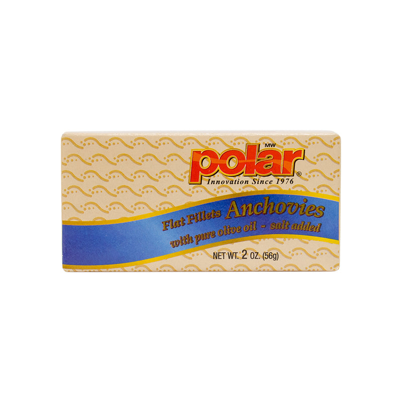Load image into Gallery viewer, Polar Flat Fillets of Anchovies in Pure Olive Oil 2 oz (Pack of 9 or 18) - MWPolar
