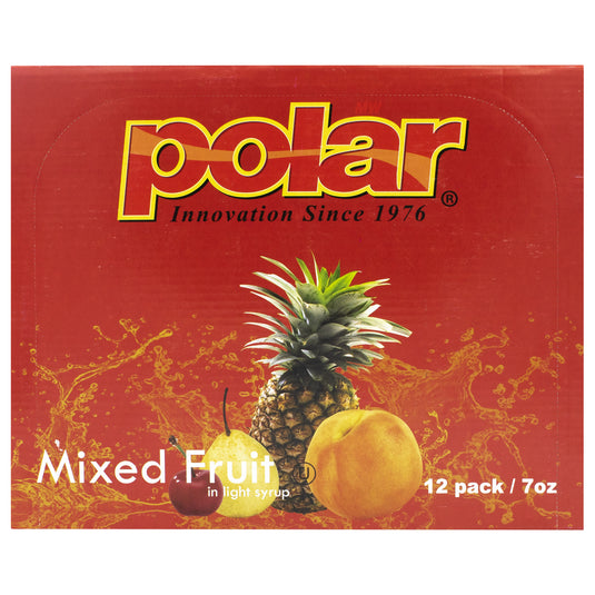 Mixed Fruits in Light Syrup - 7 oz - 12 Pack - Polar