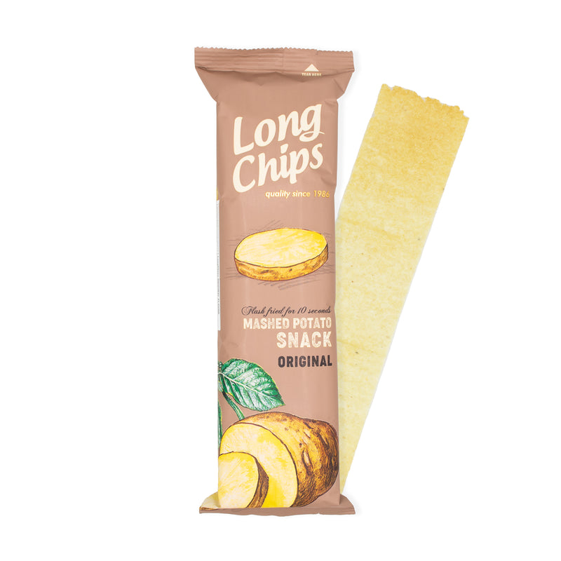 Load image into Gallery viewer, Long Chips Mashed Potato Snack Original Flavor - 2.6 oz - 20 Pack
